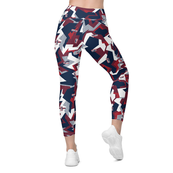 USABH LOGO CAMO LEGGINGS WITH POCKETS