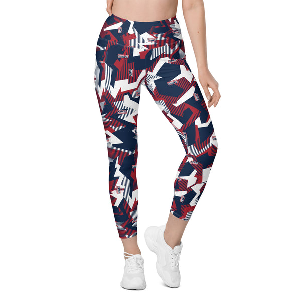 USABH LOGO CAMO LEGGINGS WITH POCKETS