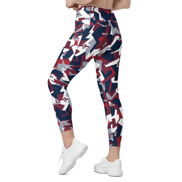 USABH LOGO CAMO LEGGINGS WITH POCKETS