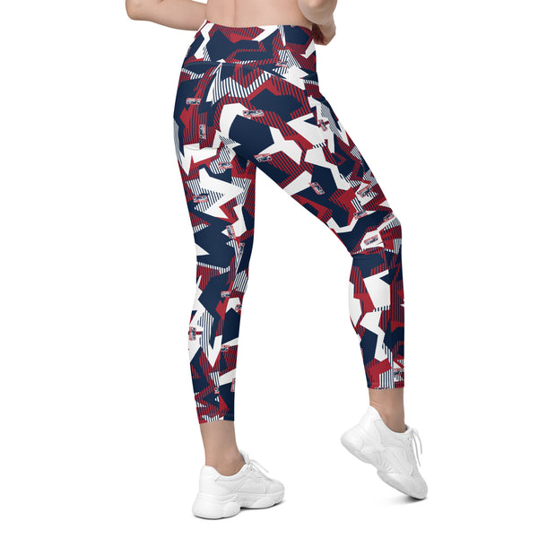 USABH LOGO CAMO LEGGINGS WITH POCKETS