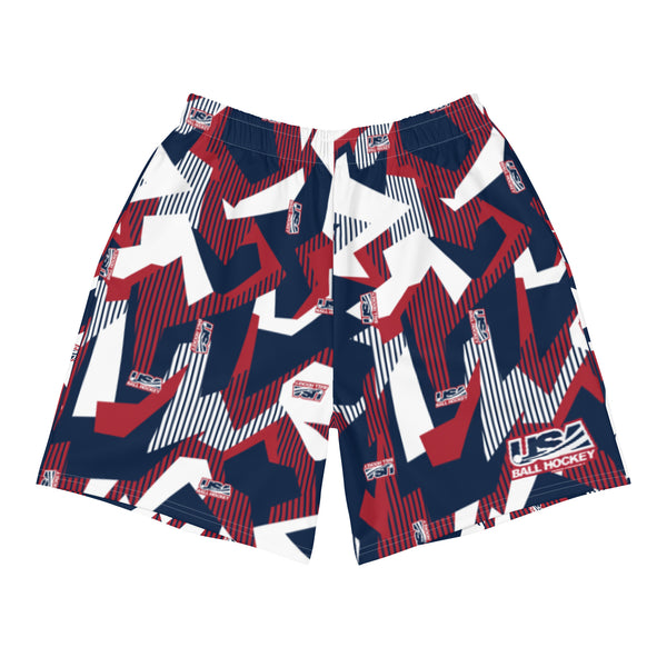 USABH LOGO CAMO ATHLETIC SHORTS