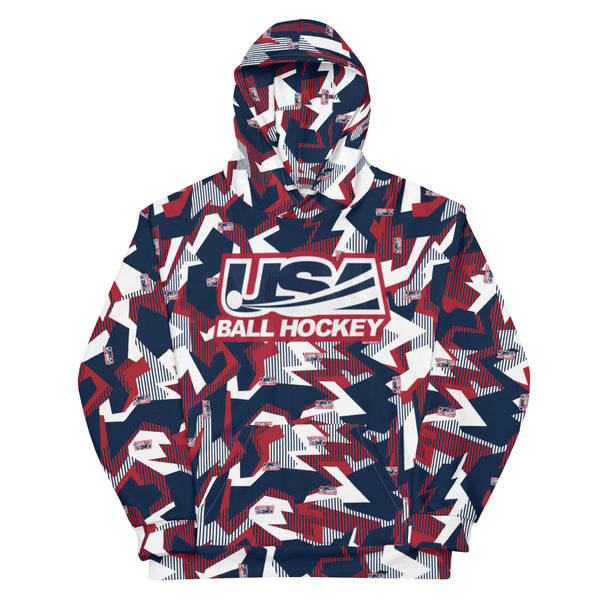 USABH LOGO CAMO HOODIE