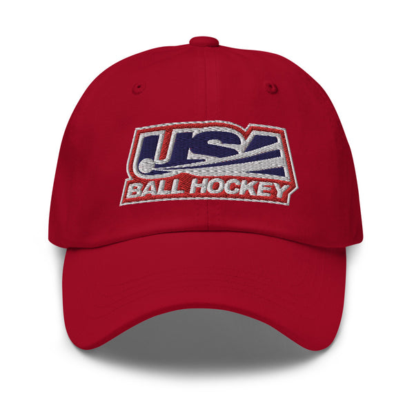 USA BALL HOCKEY LOGO DAD CAP