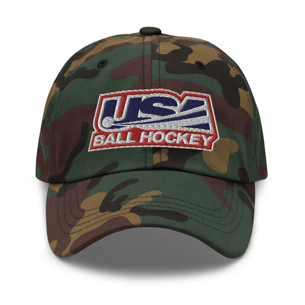 USA BALL HOCKEY LOGO DAD CAP