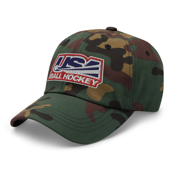 USA BALL HOCKEY LOGO DAD CAP