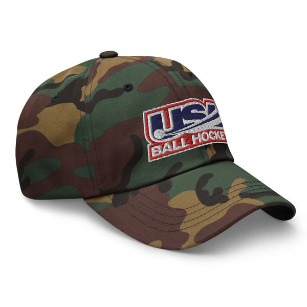 USA BALL HOCKEY LOGO DAD CAP