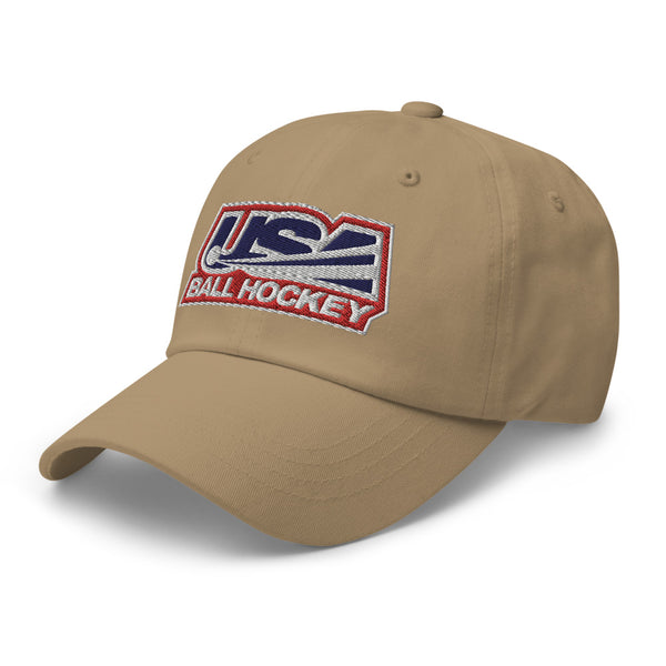 USA BALL HOCKEY LOGO DAD CAP