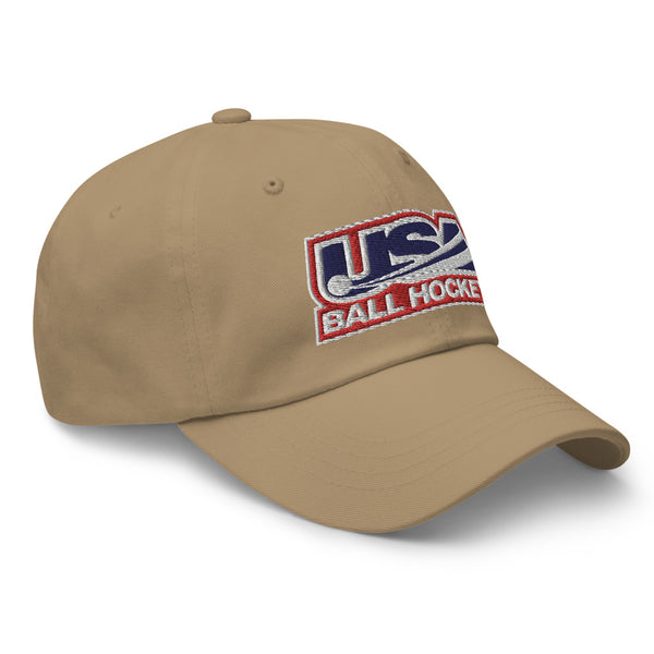 USA BALL HOCKEY LOGO DAD CAP