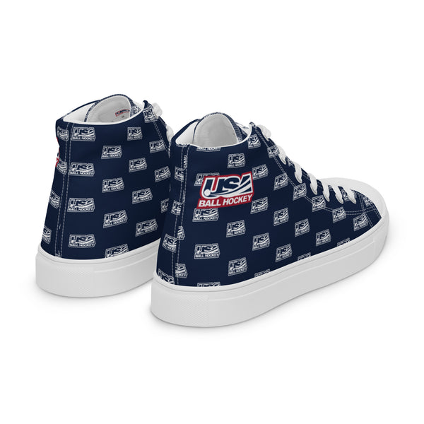 USABH LOGO CANVAS HIGH TOPS