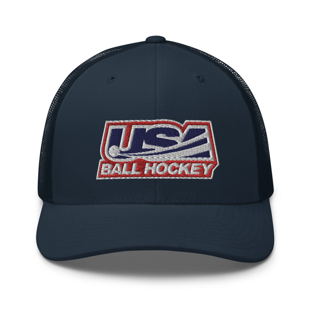 USA BALL HOCKEY LOGO TRUCKER