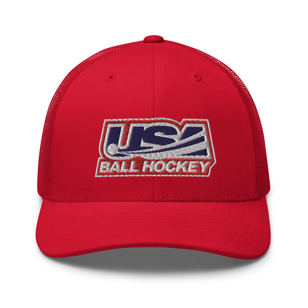 USA BALL HOCKEY LOGO TRUCKER