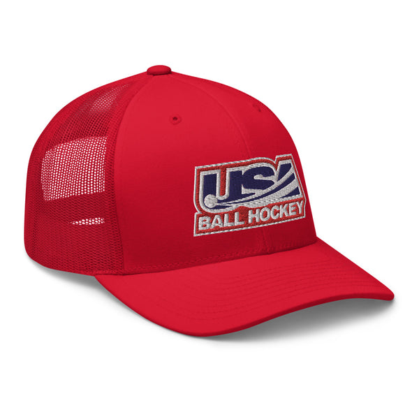 USA BALL HOCKEY LOGO TRUCKER