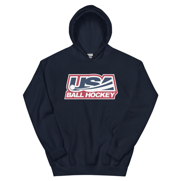 USA BALL HOCKEY UNISEX HOODIE