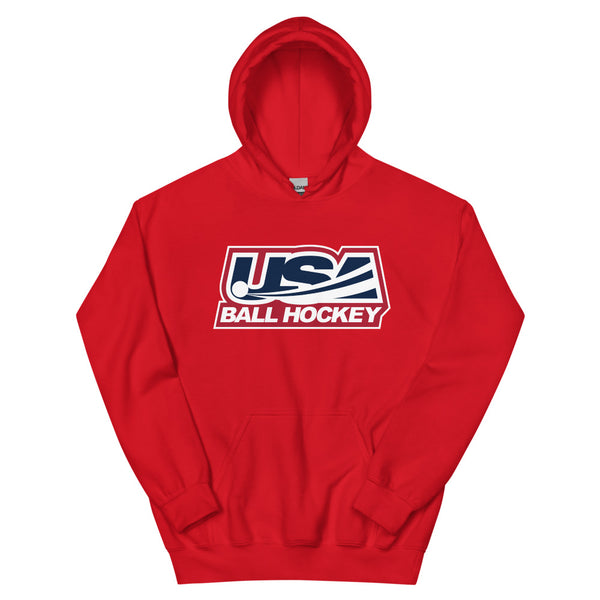 USA BALL HOCKEY UNISEX HOODIE