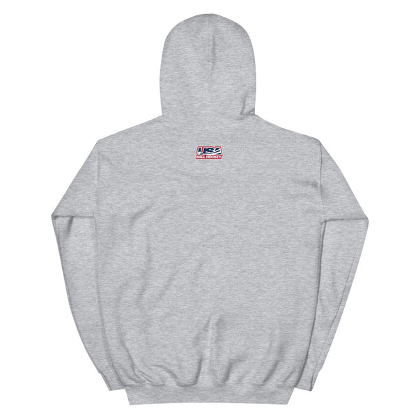 USA BALL HOCKEY UNISEX HOODIE