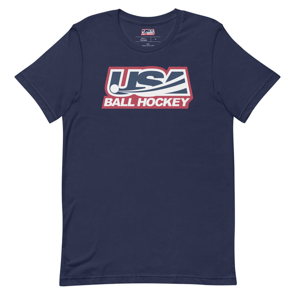 USABH LOGO PERSONALIZED NAVY T-SHIRT